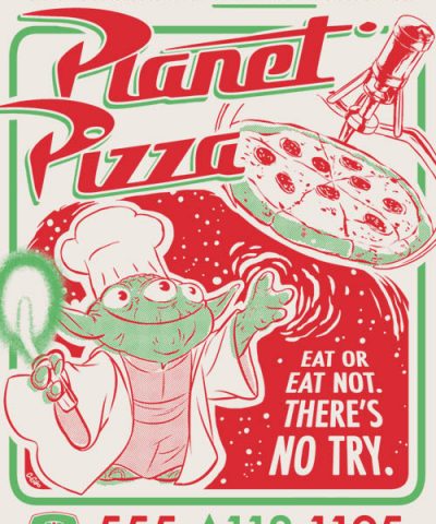 Alternative view of PLANET PIZZA