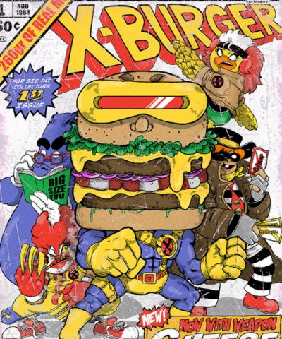 Alternative view of X-BURGER