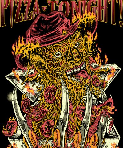 Alternative view of PIZZA FACE