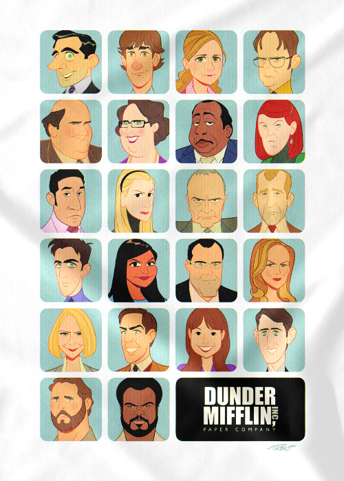 Camiseta The Office - Dunder Mifflin Paper Company